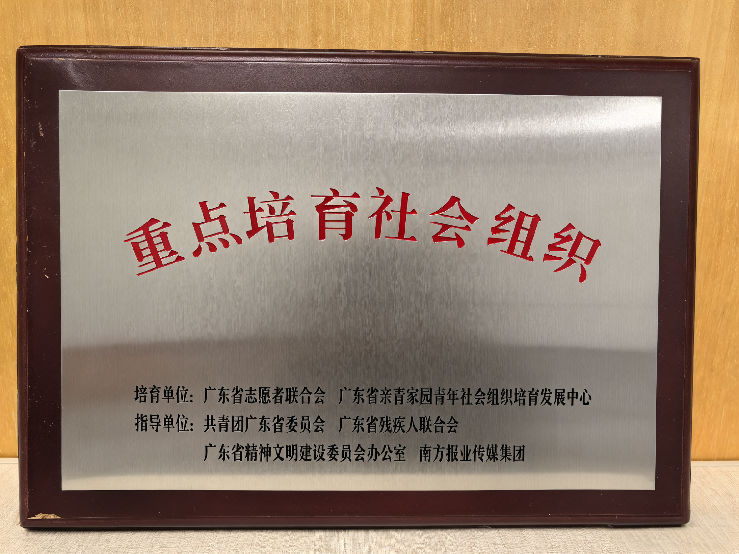 2012年，被评为重点培育社会组织