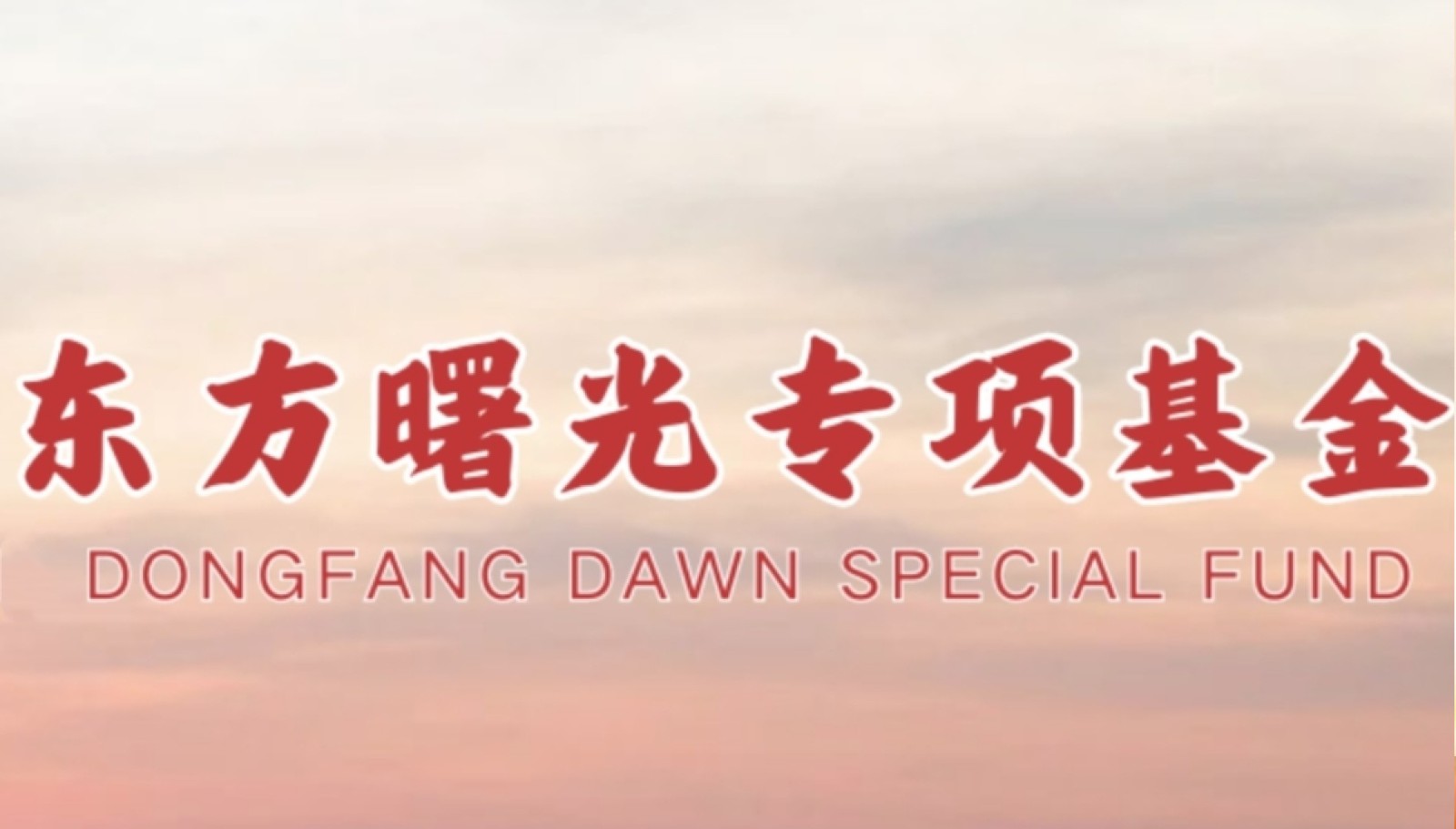 中国志愿服务基金会东方曙光专项基金